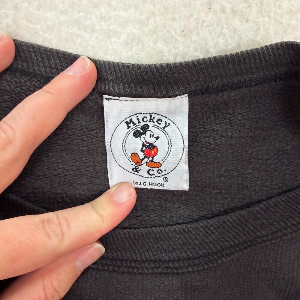 Vtg Mickey Mouse Walt Disney JG Hook Sequins Crewneck Sweatshirt Size M USA Made - Picture 4 of 7